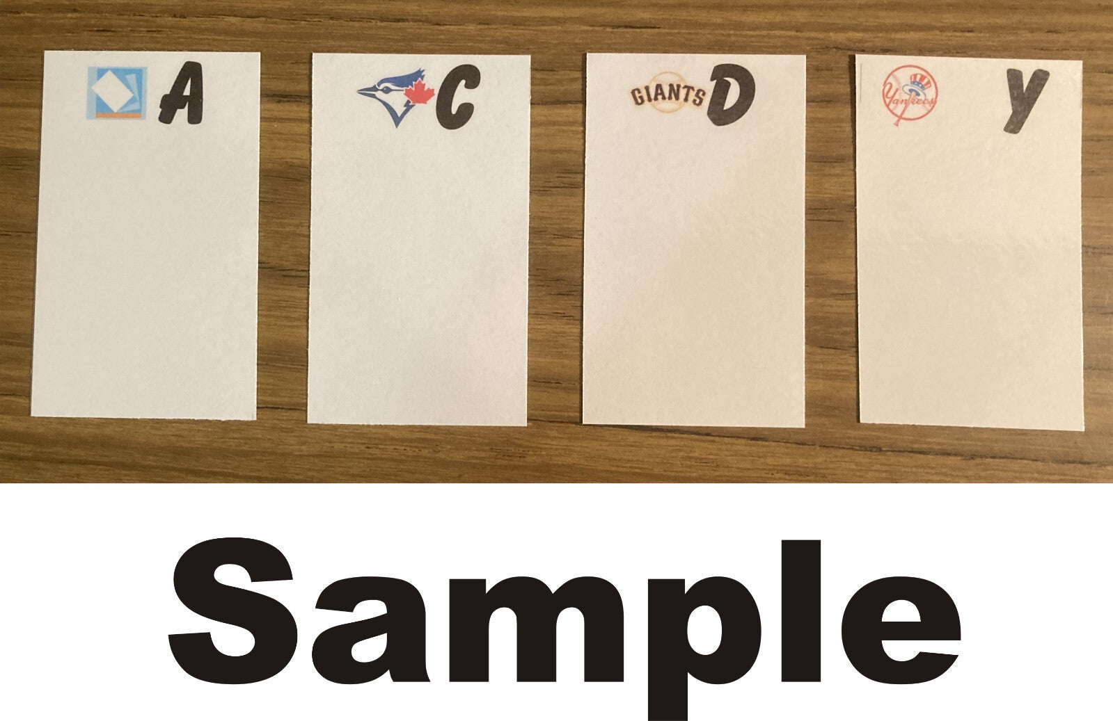Graded Cards Laminated Box Dividers (Set of 24) Best Baseball Stars 3" x 5.75"