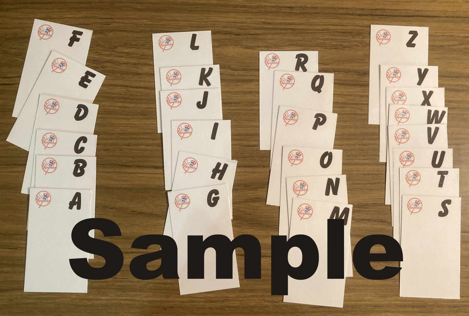 Graded Cards Laminated Box Dividers (Set of 24) Best Baseball Stars 3" x 5.75"