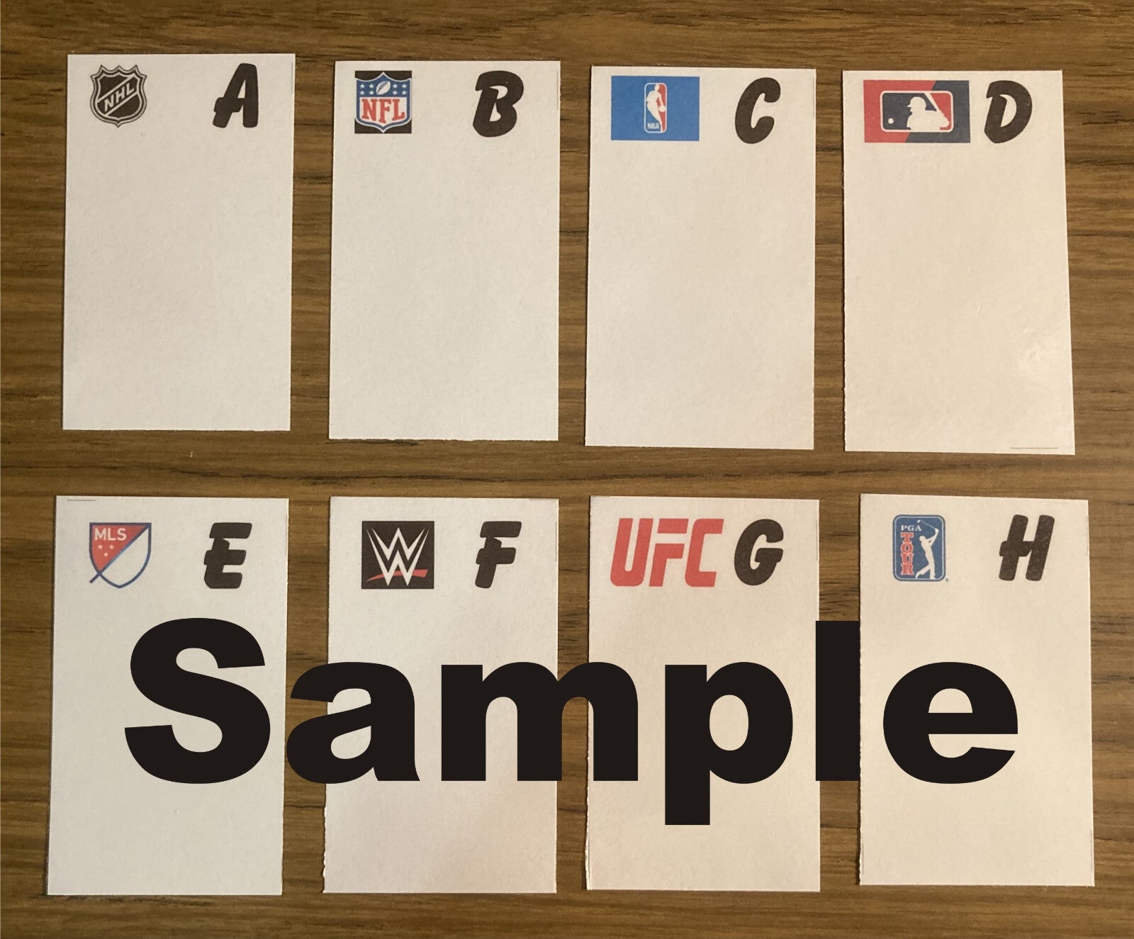 Graded Cards Laminated Box Dividers (Set of 24) Best Baseball Stars 3" x 5.75"